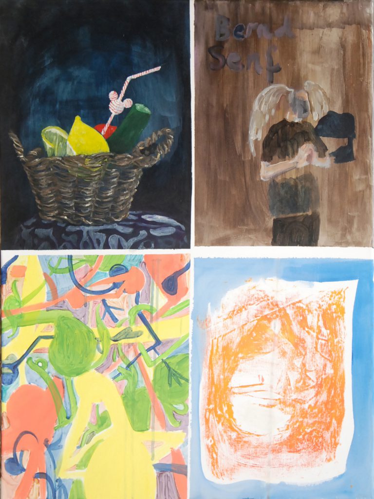 Bernd Senf, Korb... , 2012, 70 cm x 80 cm, Öl auf Leinwand