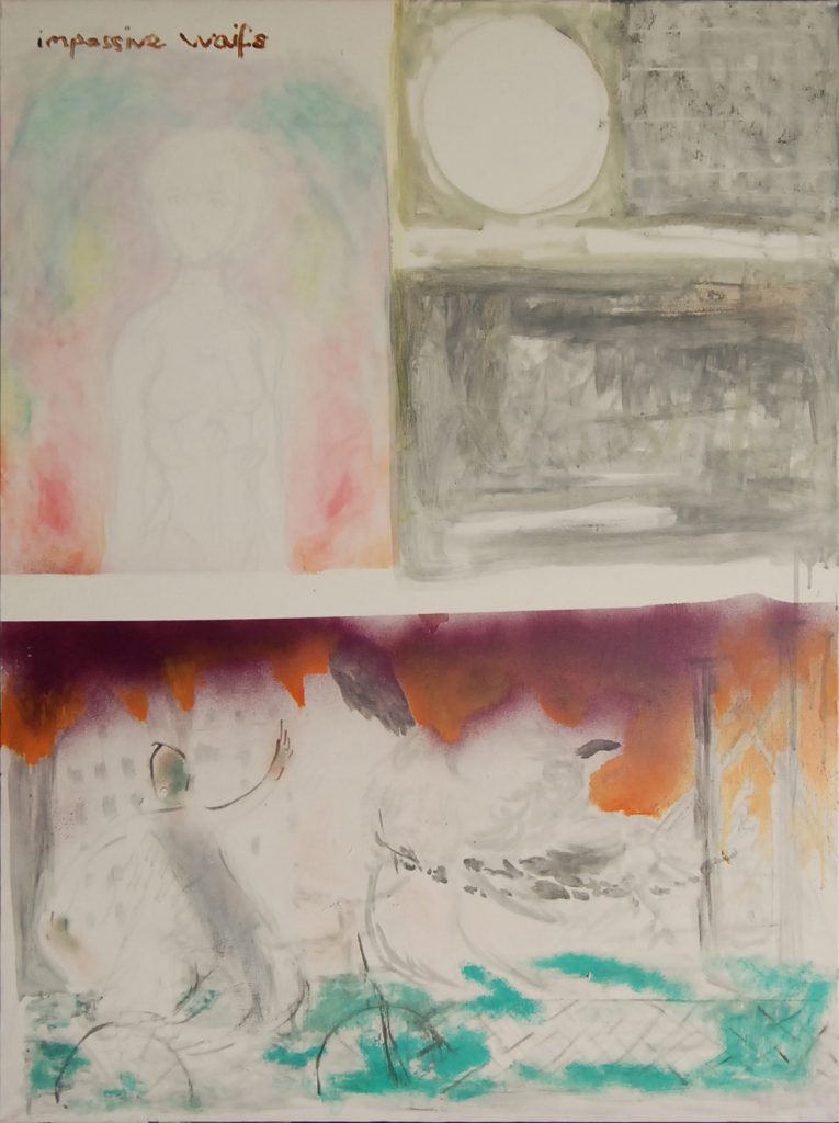 Rei Ayanami,…, 2012, 120 cm x 92 cm, Öl und Acryl auf Leinwand
