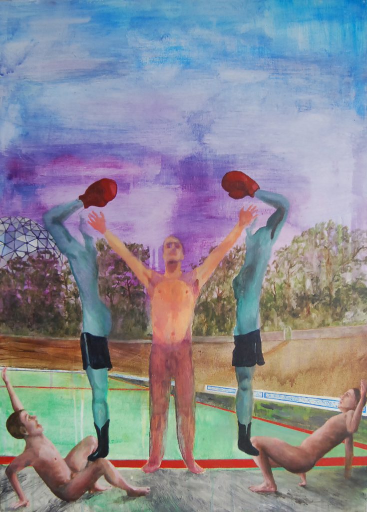 Die Befreiung, 2013, 70 cm x 100 cm, Öl auf Leinwand